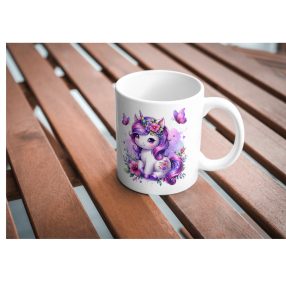 Unikornis bögre névvel Unikornis bögre névvel