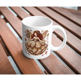 Mézeskalács tündér karácsonyi bögre névvel Mézeskalács tündér karácsonyi bögre névvel