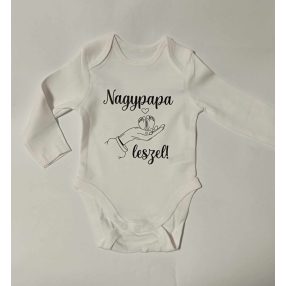 Baba bejelentő body Nagypapa leszel