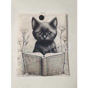 Kávés kittis könyvtok