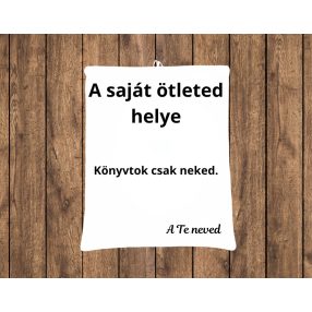 A saját könyvtokod