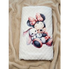 Nyomott mintás dupla babatakaró névvel mintával 1